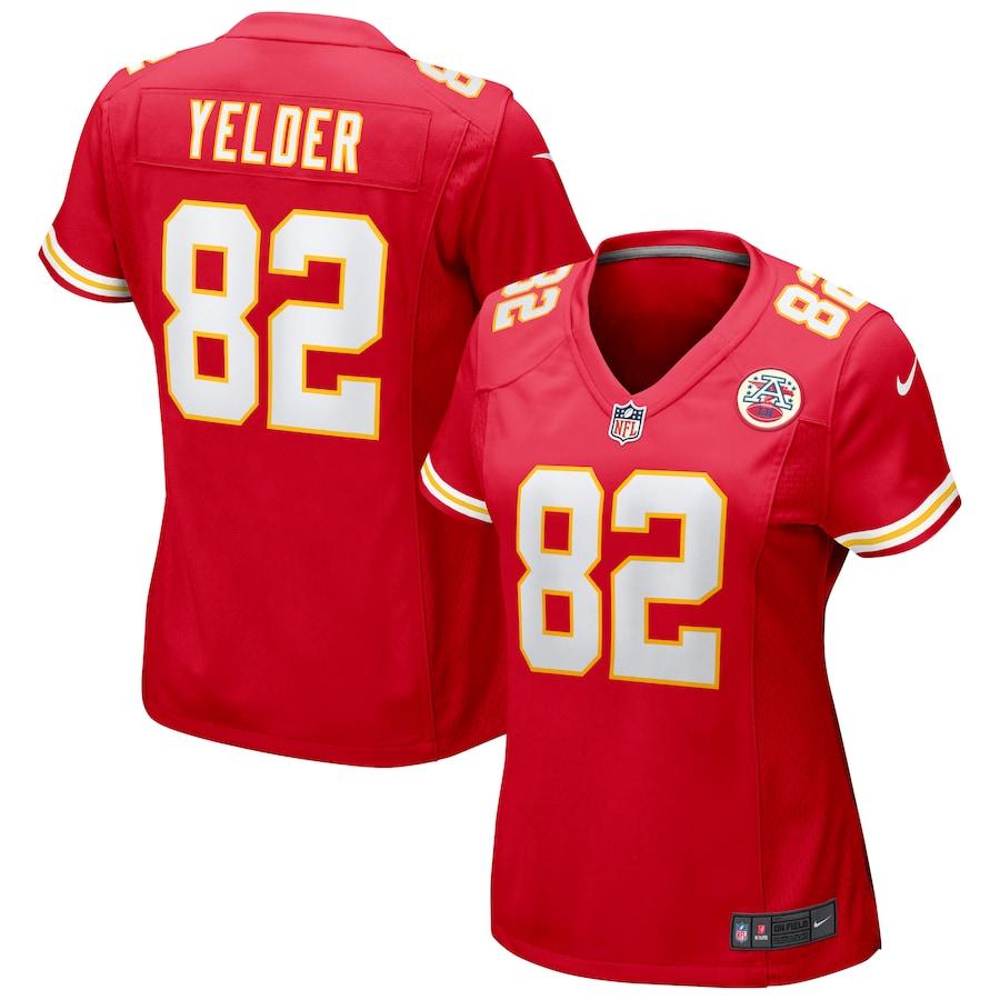 Women's Deon Yelder Red Player Limited Team Jersey
