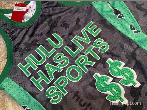 Men's Hulu Mesh Black Retro Classic Team Jersey