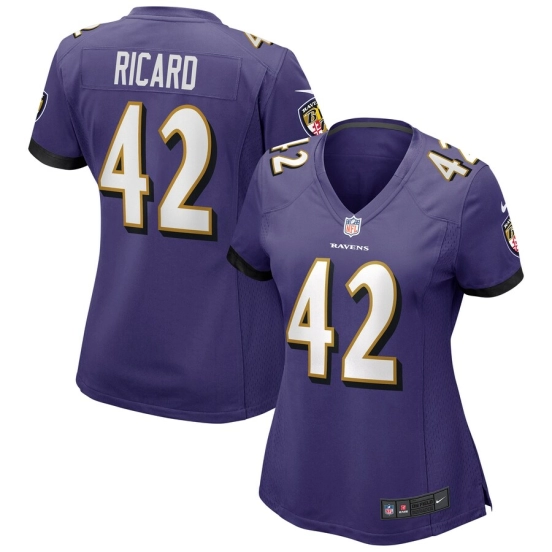Women's Patrick Ricard Purple Player Limited Team Jersey