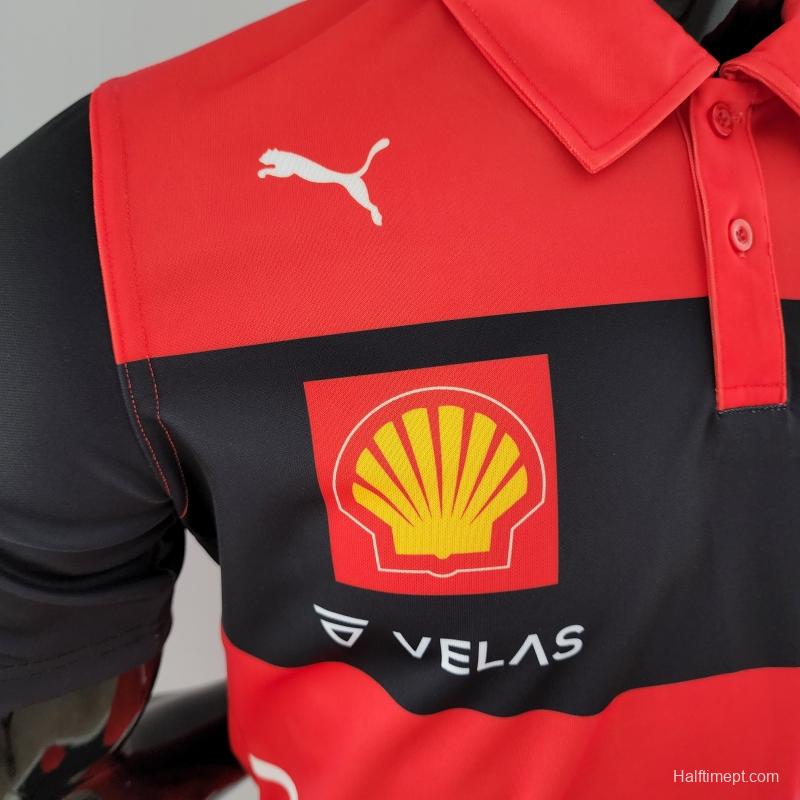 2022 F1 Ferrari Red Polos  #0005