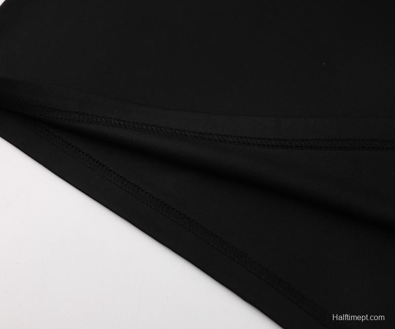 2024 Nike Black/White Half Zipper Jacket+Pants