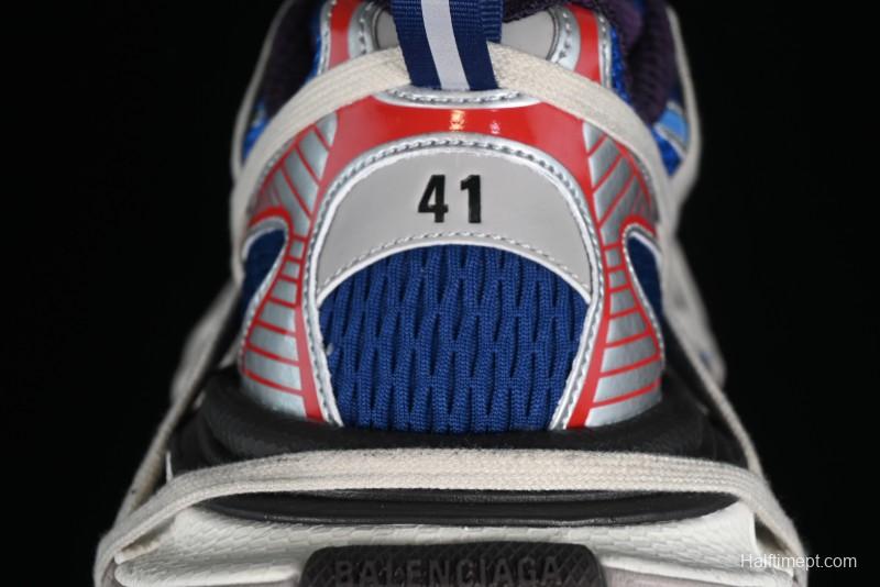 Balenciaga Phantom Sneaker 10th Generation Lace-Up Running Shoes with Transparent Heel Strap - W3XLL0525