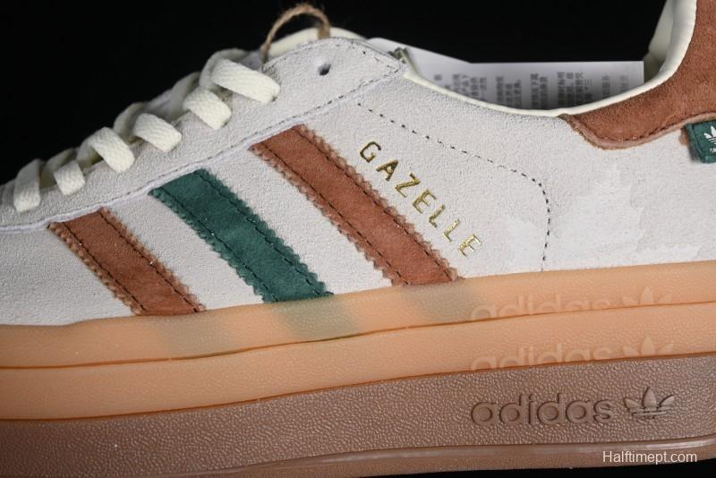 Adidas Originals Gazelle Bold IG3685 Low-Top Sneakers with Thick Sole for Casual Wear Anti-Slip and Durable - IG3685