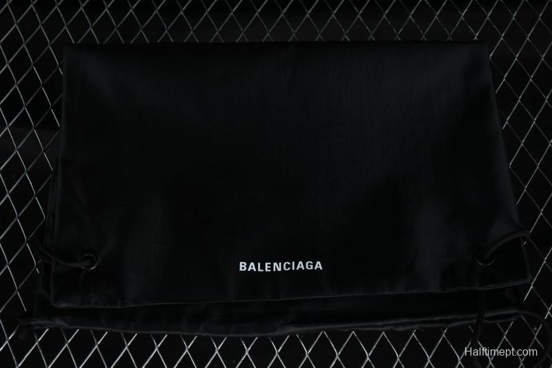 Balenciaga Phantom Sneaker 10th Generation Lace-Up Running Shoes with Transparent Heel Strap - W3XL11090