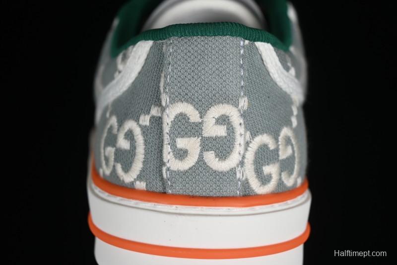 Gucci Tennis 1977 Print Sneaker Retro Casual Canvas Shoes - 02JPO9064