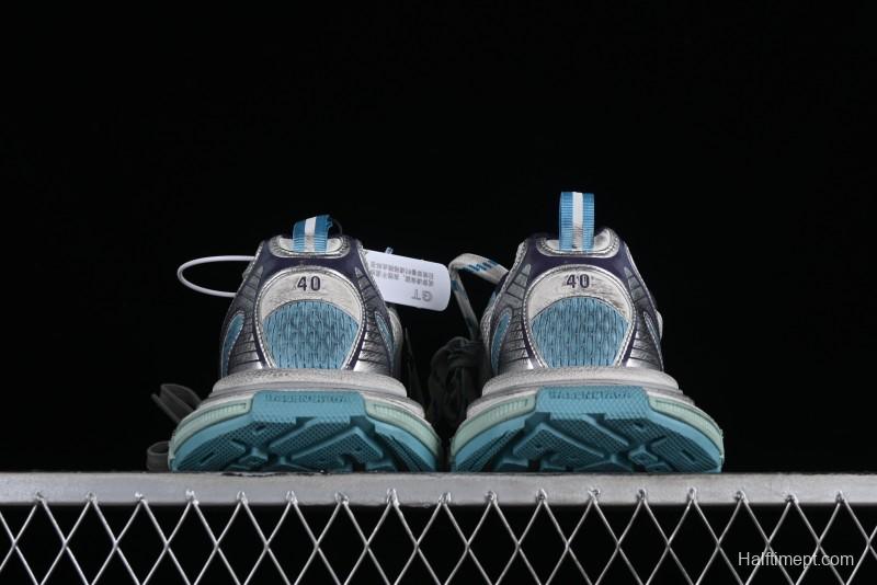 Balenciaga Phantom Sneaker 10th Generation Trend Running Shoes with Transparent Heel Strap - W3XL54095