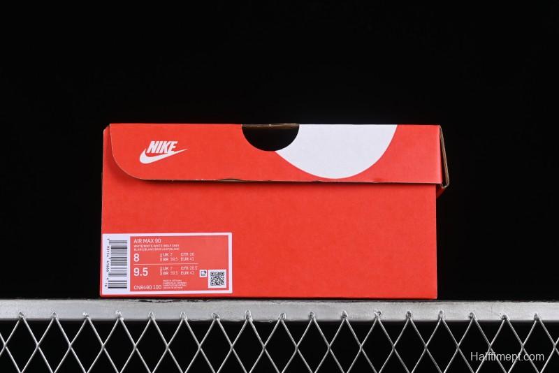 Nike Air Max 90 Retro Running Shoes with Air Cushion Technology - CN8490-100