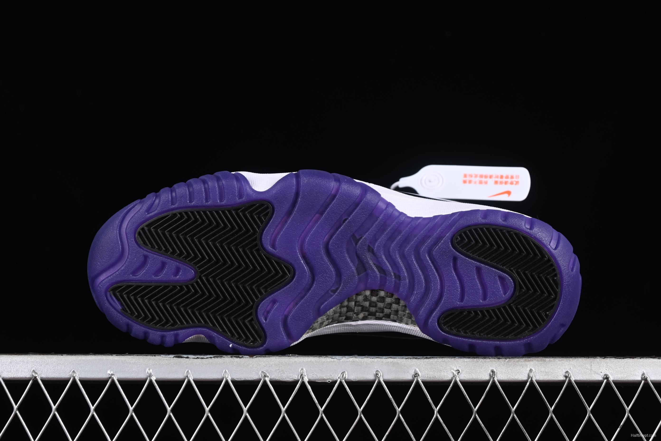 Nike Air Jordan 11 Retro Basketball Shoes with Patent Leather and Carbon Fiber Plate - CT8812-999