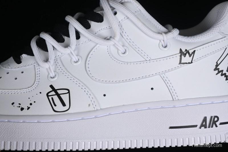 Nike Air Force 1 '07 Low Graffiti Casual Sneakers - CV9879-541
