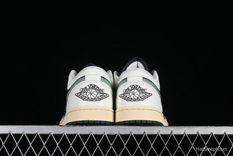 Nike Air Jordan 1 Low AJ1 Black Green Casual Sneakers - DC0774-001