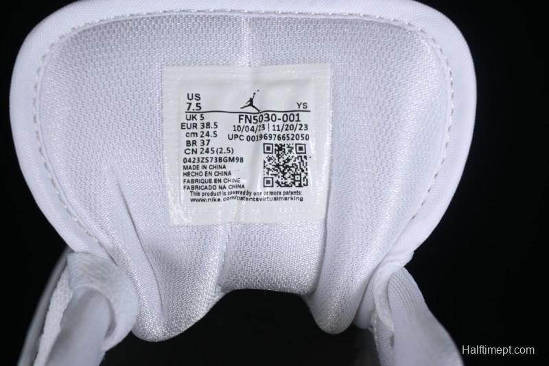 Nike Air Jordan 1 Low "Metallic Silver" Casual Sneakers with Metallic Accents - FN5030-001