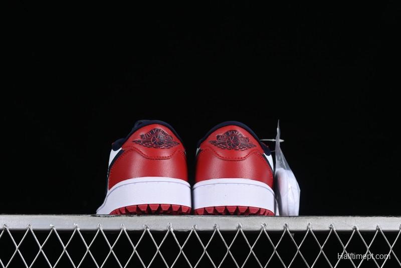 Nike Air Jordan 1 Low Golf Shoes Black Toe - DD9315-113