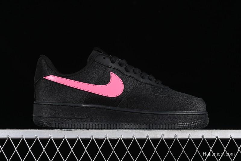 Nike Air Force 1 '07 Low Casual Sneakers in Black Starry Sky - CW2288-015