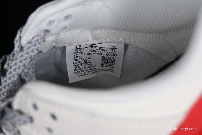 Supreme x Nike SB Dunk Low Casual Skate Shoes with Zoom Air Cushion - DQ1098-333