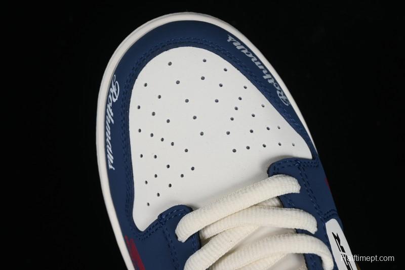 Nike SB Dunk Low Retro White Blue Collaboration Low-Top Casual Skateboarding Shoes - MU0232-365