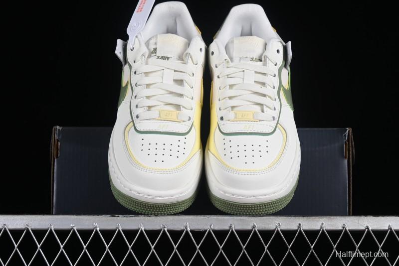 Nike Air Force 1 Shadow Low-Top Sneakers with Lightweight EVA Midsole and Anti-Slip RB Rubber Outsole - FN6335-101