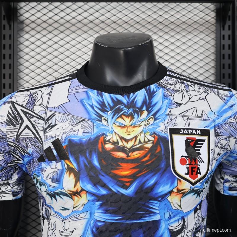 Player Version 2025 Japan White with Dragon Ball Z Anime Design Jersey