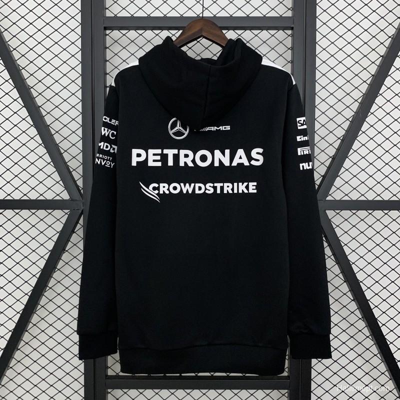 2025 F1 Formula AMG Black Hoodie