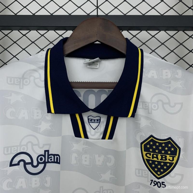 95/96 Retro Boca Juniors Away Jersey