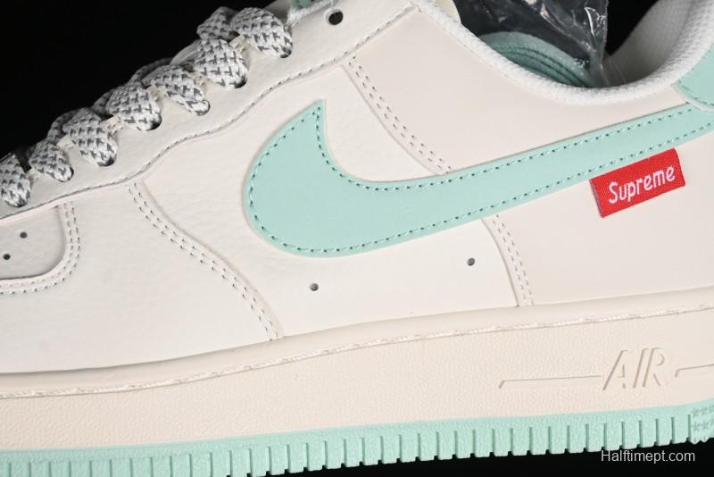 Supreme x Nike Air Force 1 '07 Low Collaborative Sneakers in Youthful Green - HD1968-023