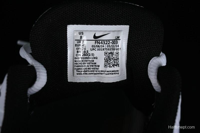 Nike Precision VII Low-Top Basketball Shoes with Cushioned Collar and Herringbone Traction for Quick Movements - FN4322-003