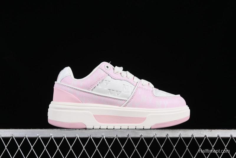 New York Yankees MLB Chunky Liner Classic Monogram Lightweight Platform Sneakers with 6cm Height Increase - 3ASXCMN4N50PKS