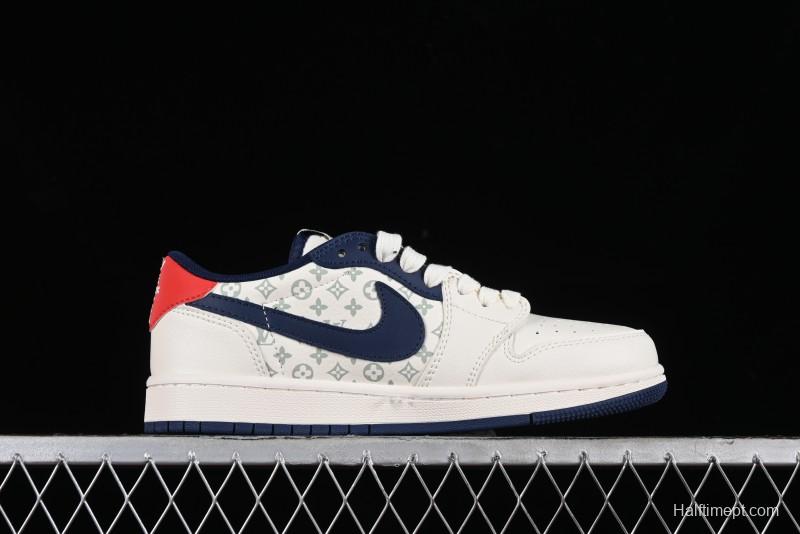 Nike Air Jordan 1 Low OG SP Travis Scott x Fragment Design Collaboration Sneakers - LJ5188-002