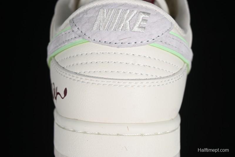 Nike SB Dunk Low Year of the Dragon Limited Edition - White Dragon Anniversary Custom Low-Top Casual Skate Shoes - CF3688-001