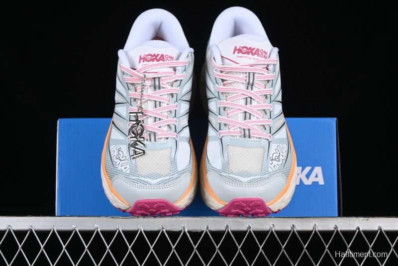 Hoka Mafate Speed 2 Lightweight Cushioned Trail Running Shoes with Vibram Outsole - 1126851 WIFL