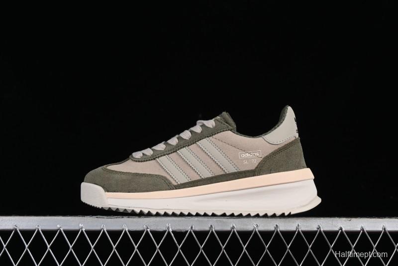 Adidas Originals SL 72 Retro Running Shoes with Ecotex Tongue and EVA Midsole - IH5632