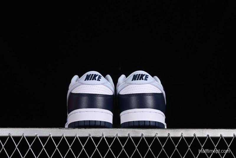 Nike SB Dunk Low Casual Skate Shoes in Black, White, and Blue - FQ8826-100