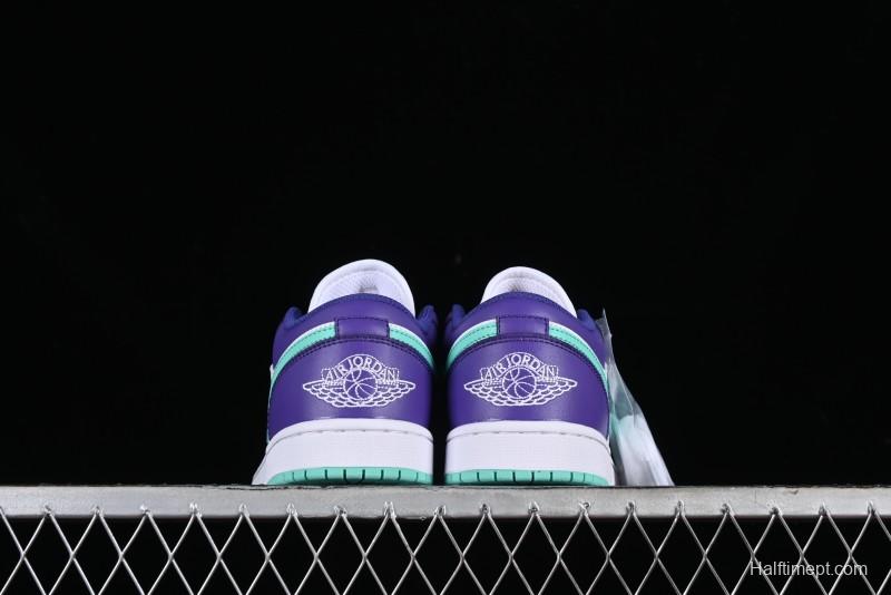 Nike Air Jordan 1 Low AJ1 Charlotte Hornets Lifestyle Casual Sneakers - HJ9013-550