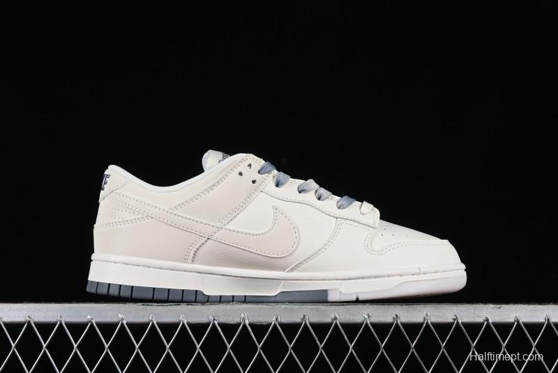 Nike SB Dunk Low Supreme Collaboration - Double Swoosh Anniversary Customized Low-Top Casual Sneakers - BB8675-105