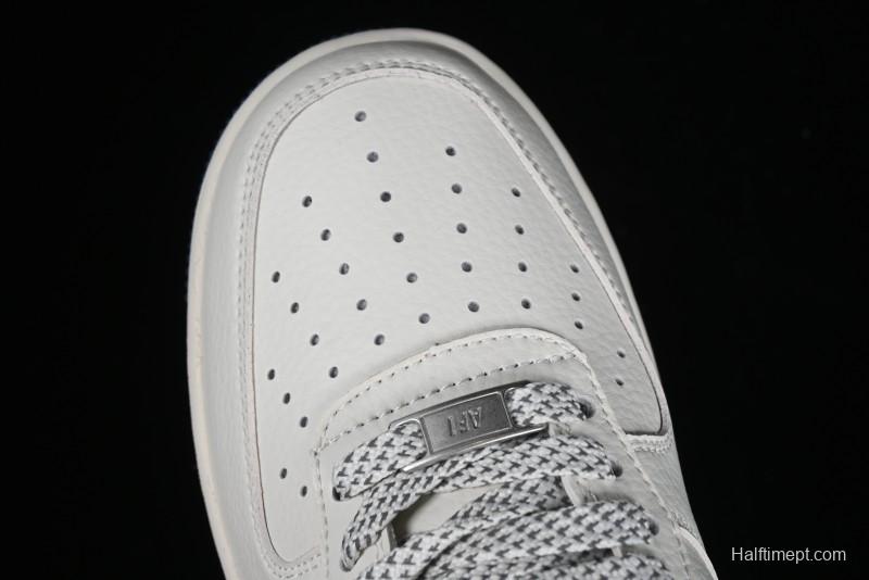 Supreme x Nike Air Force 1 '07 Low Collaboration Dark Blue Casual Sneakers - HD1968-025