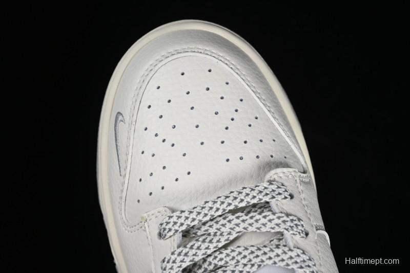 Nike SB Dunk Low "BAPE Collaboration - Arctic Fox" Anniversary High-End Custom Low-Top Casual Sneakers - XD6188-018