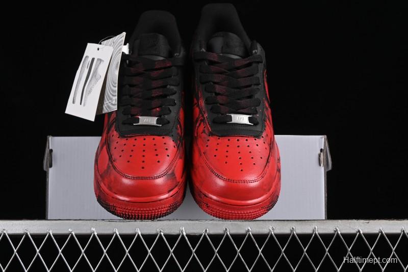 Nike Air Force 1 '07 Low 2D Hand-Painted Anatomy Scene Casual Sneakers - CW2288-011