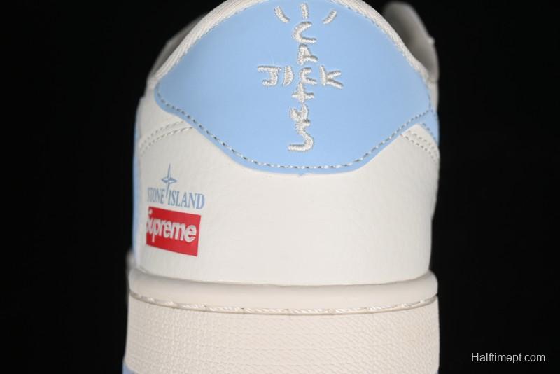 Nike Travis Scott x Fragment Design x Air Jordan 1 Low OG SP AJ1 Stone Island Collaboration - BB6588-105