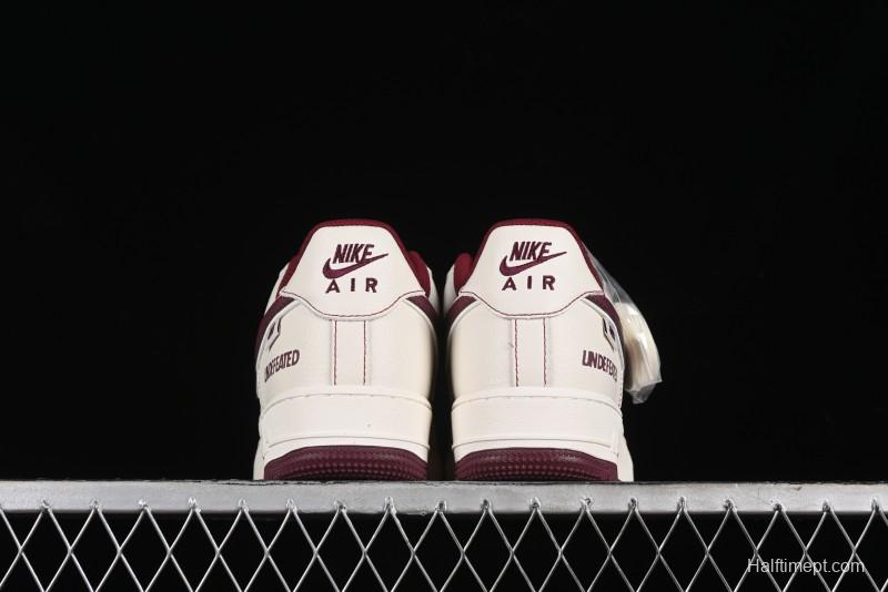 Nike Undefeated Air Force 1'07 Low Casual Sneakers with Custom Leather and Reflective Details - UT2023-206