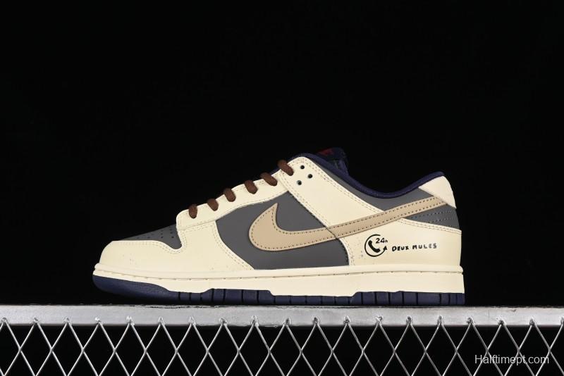 Nike Dunk Low SB Casual Skate Shoes with Chestnut-Inspired Design - FV8106-361