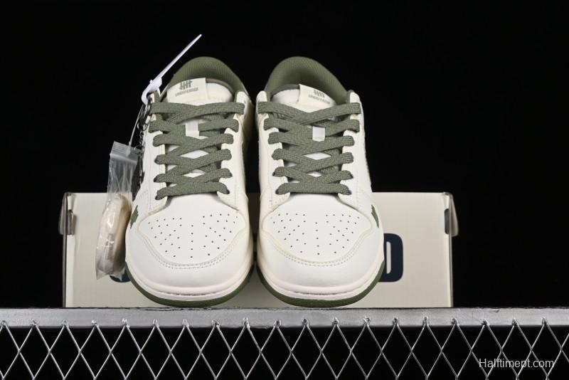 Nike SB Dunk Low UN Collaboration - Letter Green Anniversary High-End Custom Low-Top Casual Skate Shoes - BB2699-211