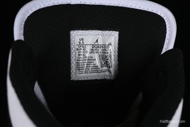 Nike Air Jordan 1 Mid AJ1 White Black Green Culture Casual Sneakers - DQ8426-103