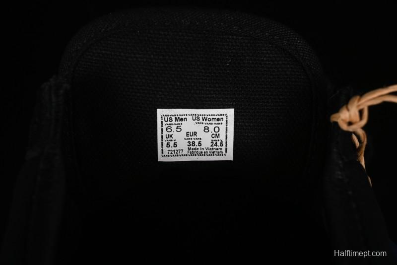 Vans Old Skool Premium Black Suede Retro Skate Shoes - VN000CXTBKA