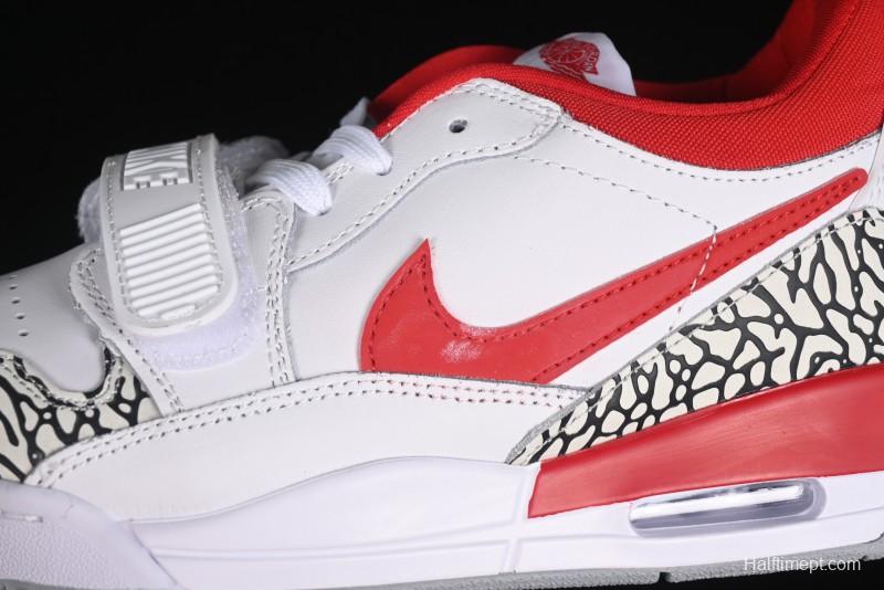Nike Air Jordan Legacy 312 Low Sneakers with Velcro Strap and Triple Design - FQ7827-106