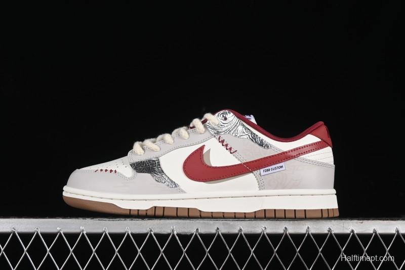 Nike Dunk Low Casual Sneakers with Chinese Style Gradient Design - FB7160-161