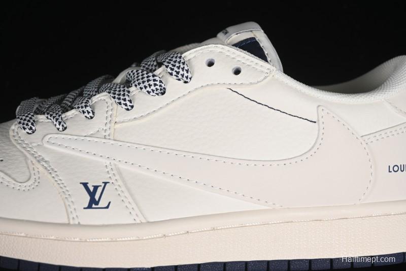 Nike Travis Scott x Fragment Design x Air Jordan 1 Low OG SP AJ1 LV Collaboration - XZ1268-003