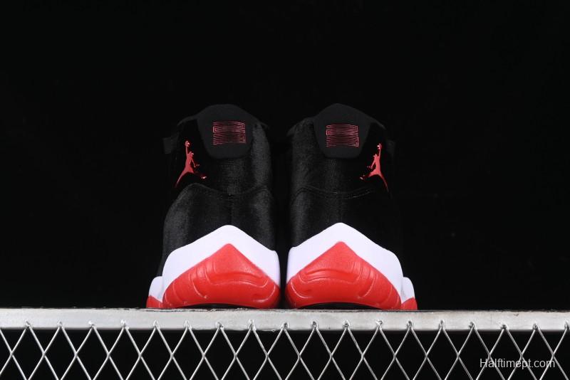 Nike Air Jordan 11 Retro "Bred Velvet" Basketball Shoes with Velvet Overlay - DB5457-061