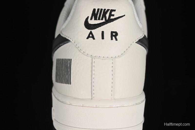 Nike Air Force 1 '07 Low QR Code Black Star Sneakers - CU1836-962