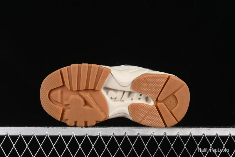 New York Yankees MLB Bigball Chunky Embo Monogram Thick Sole Sandals - 3ASHBEM4N50IVS