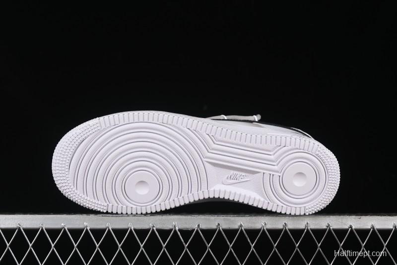 Nike Air Force 1 '07 Low Retro Street Spray Paint Anime Theme Maillard Style Casual Sneakers with Strap - ZH0316-039