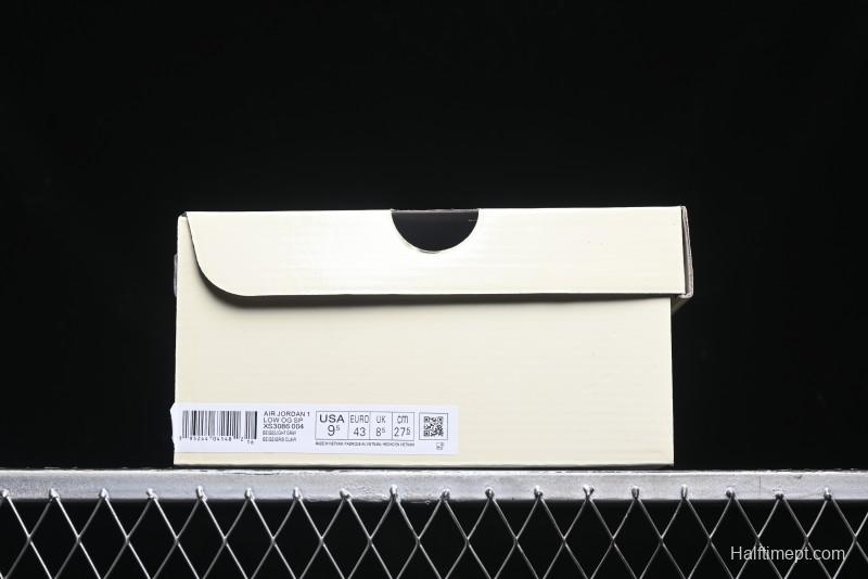 Nike Travis Scott x Fragment Design x Air Jordan 1 Low OG SP AJ1 Collaborative Sneakers - XS3086-004